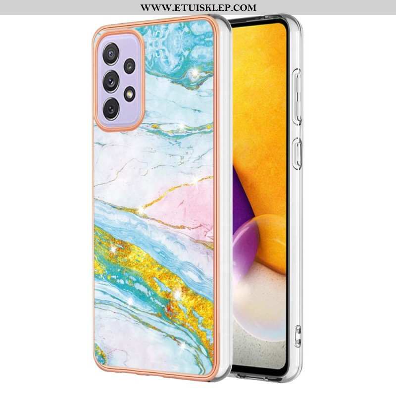 Etui do Samsung Galaxy A13 Silikonowy Elastyczny Marmur